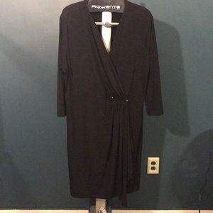 Michael Kors faux-wrap cocktail dress.